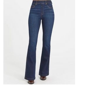 Spanx Flare Leg High Rise Stretch Jeans